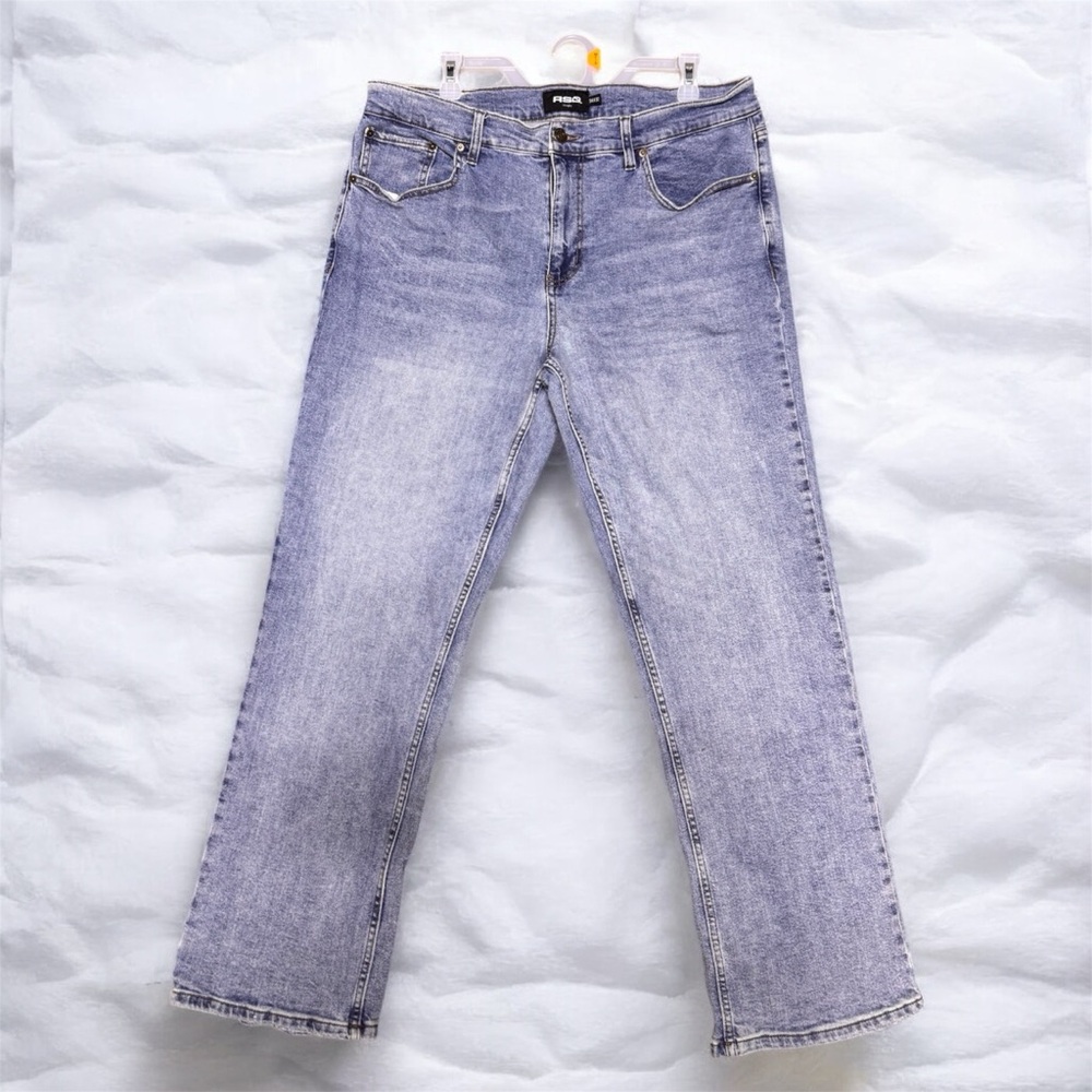 Men’s RSQ Light Wash Slim Straight Jeans 34x32 — Tillys Denim